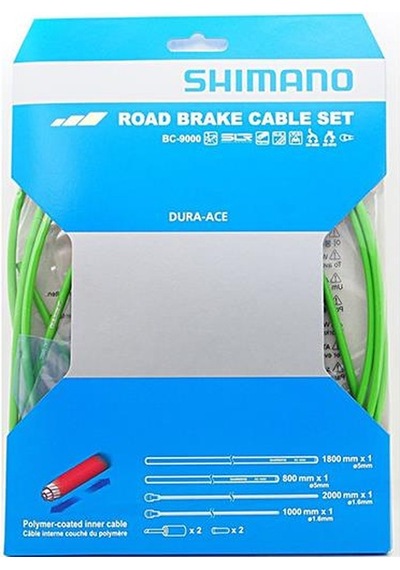 Shimano Dura-ace 9000 Fren Kablo Seti Yeşil
