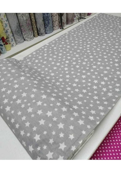 Lionas Metrelik Kumaş, Nevresimlik Kumaş 100x240cm Gri