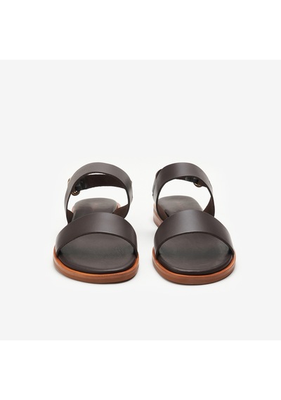 T.moro Sandalet Kadın 86m1 Frau Mınımal Leather Kahverengi