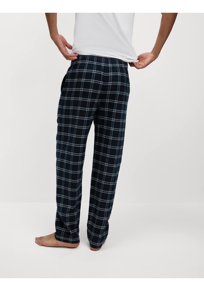 Marks & Spencer Çizgili %100 Pamuk Pijama Altı T07005125 Lacivert