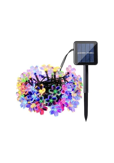 Solar 5m 50 Led Papatya Rgb 8 Fonksiyonlu