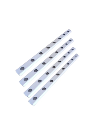 Topraksız Tarım Borusu Nft Kanalı 120 Cm 8 Delikli 80x50mm 4 Adet