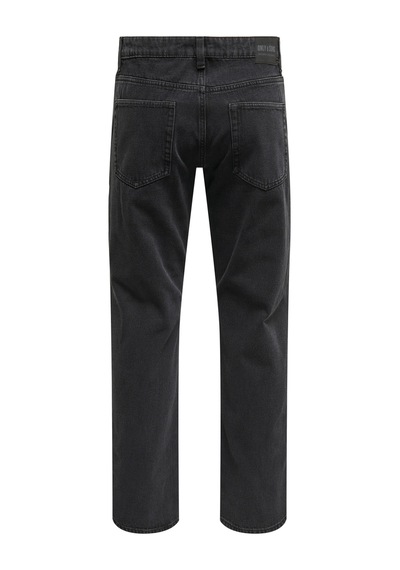 Only & Sons Erkek Onsedge Straıght 4618 Ey Box Pım Jeans Os22034618-4794677 Siyah
