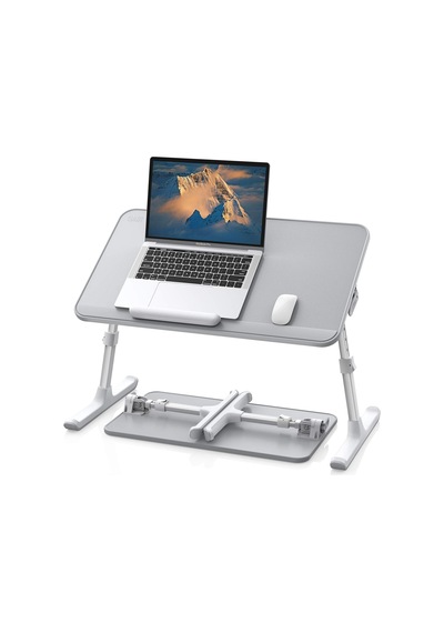 Bix Al30 Ayarlanabilir Laptop Standı Ergonomik Tasarım 17 İnç Uyumlu Taşınabilir Masa Gri