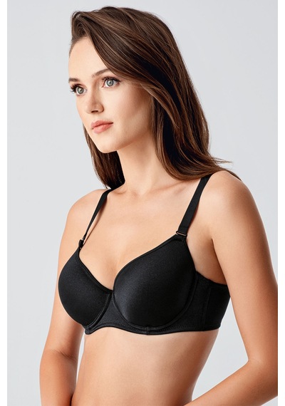 Newbra Kadın Desteksiz B Cup Sütyen - Siyah