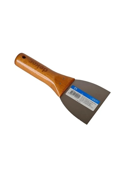 Dekor Ahşap Saplı Spatula 14cm