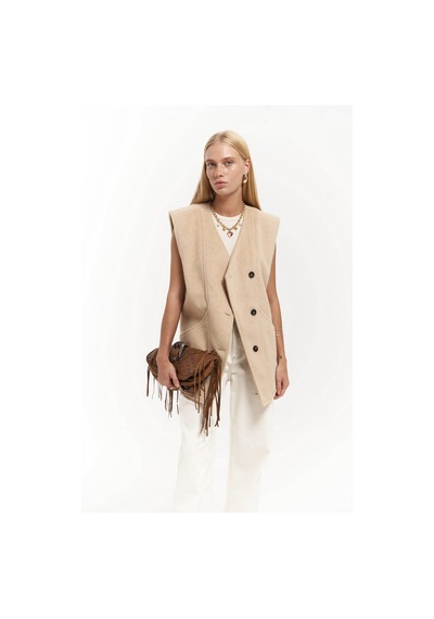 Mai Collection Mai Studios Co. Colmar Camel Salaş Hırka Camel