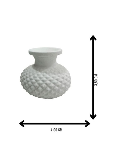 Bernami Vazo Pinterest 4 Adet Dekoratif Taş Tozundan Boyanabilir Ham Obje Mini Vazo Biblo Diğer