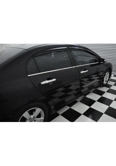 Honda Civic Uyumlu 2007- Krom Cam Çıtası