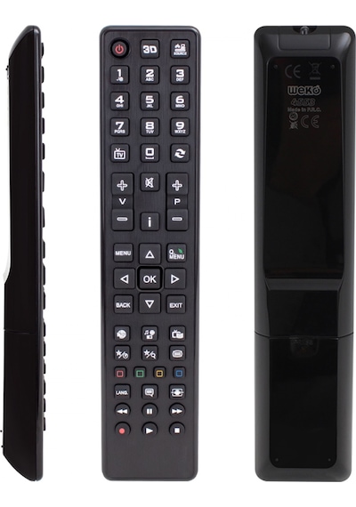 Weko Ves-203 KL Vestel Uyumlu Lcd Led Tv 3D Kenarı Metalik Kumanda