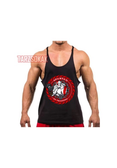 Tarzsokak Gym Tank Top Fitness Sporcu Atleti Gym102 Siyah