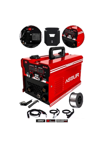Mıg-350 350a Profesyonel 3'ü 1 Arada Mıg Mma Tıg İnverter Gazsız Gazaltı Kaynak Makinesi-3237