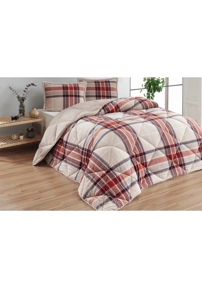 Merinos Comforter Yorgan Set 220x240 Anna Mavi Renkli