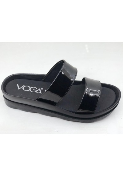 Voga 1761 Siyah Rugan Comfort Casual Bayan Terlik 001