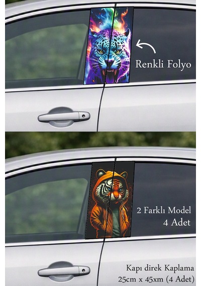 Görünümünüze Uygun Kapı Direk Folyo Sticker Etiket