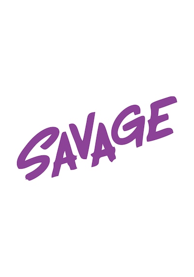Savage Araba Sticker 17x17 Cm Mor