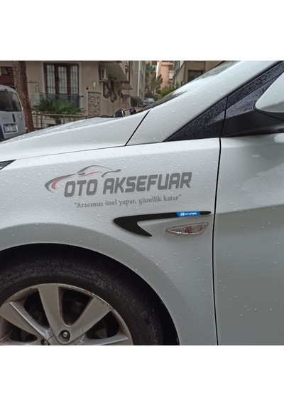 Hyundai I40 Çamurluk Venti Parlak Siyah Logolu