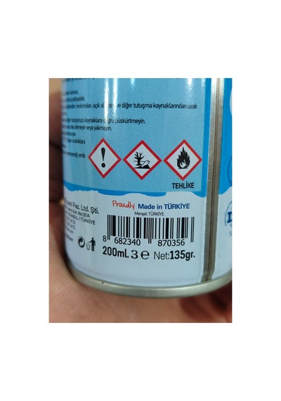 Sr78 Yapışkan Etiket Sökücü Temizleyici Boya Küf Mantar Pas Temizleyici Silikon Sökücü Sprey 200 Ml