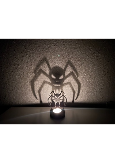 En-cag Örümcek Figürlü Tealight Mumluk Cadılar Bayramı Gotik Dekoratif Mum Tutucu Bss Çok Renkli