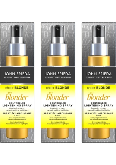 Sarı Saçlar İçin Renk Açıcı Sprey - Go Blonder Controlled Lightening Spray 100ml X 3 5037156159233.