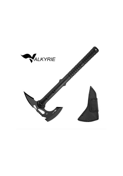 Valkyrie Çok Amaçlı Kamp Baltası Outdoor Survival Balta Çok Fonksiyonlu Çelik Başlık Odun Kesme, Avcılık, Kamp