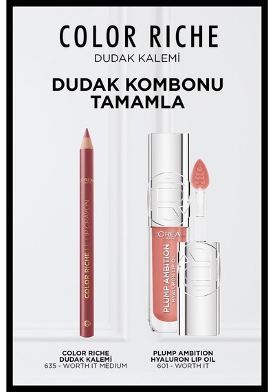 Color Riche Dudak Kalemi - 635 Worth It Medium Çok Renkli