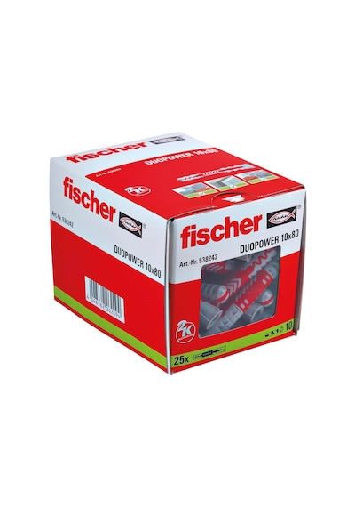Duopower 10x80 Alçıpan Plastik Dübeli 25adet