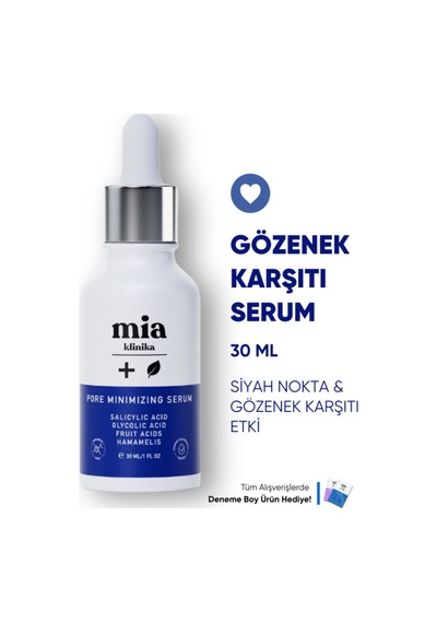 Mia Klinika Gözenek ve Siyah Nokta Gidermeye Yardımcı Serum 30 ML