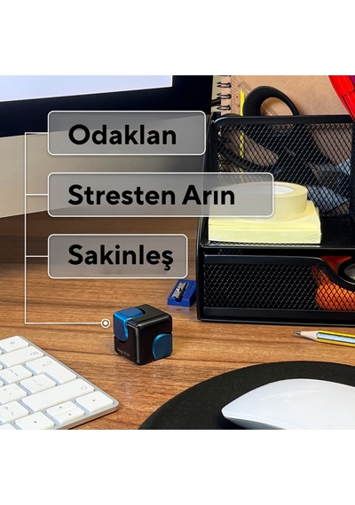 Bopster Stres Küpü Siyah Mavi