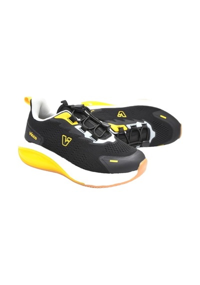 Vicco Knit 346.f25y.153 Phlon Hafif Taban Cırtlı Çocuk Spor Ayakkabı Siyah Siyah