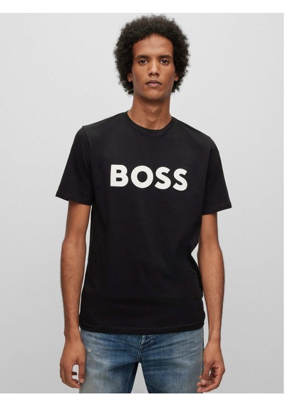 Hugo Boss Erkek T-shırt 50481923-002 50481923-002 Siyah Siyah