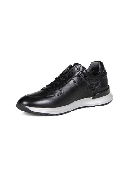 Greyder Sa14191 Hakiki Deri Sneaker Erkek Ayakkabı Siyah