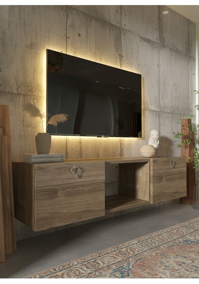 Resital Tv Ünitesi S1239-2 Ceviz Ceviz