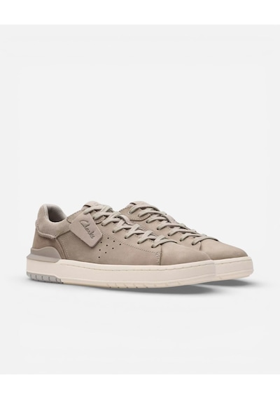 Clarks Courtlite2 Run Grey Nubuck Erkek Gri Spor Ayakkabı 26181294 Gri