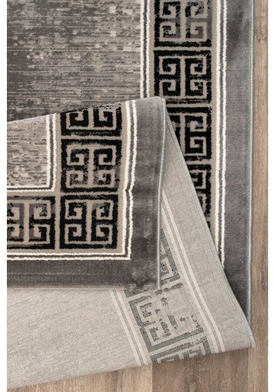 Lynosse Gri Halı Modern Dokuma Halı Yumuşak Oturma Odası Salon Ço gri