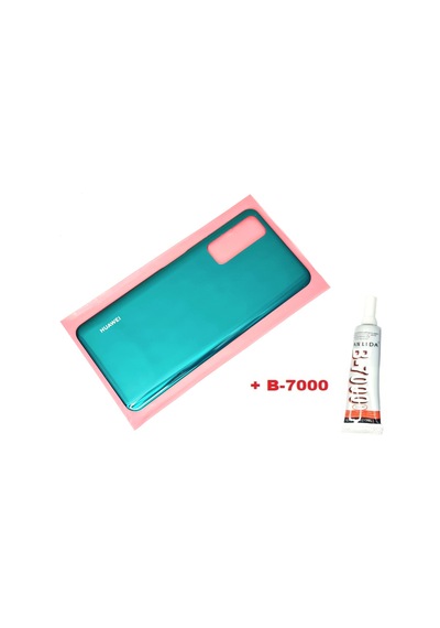 Tkgz - P Smart 2021 Arka Pil Batarya Kapağı B-7000 Yeşil