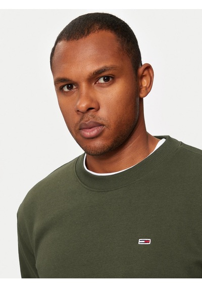 Tommy Hilfiger Tommy Hılfıger Erkek Sweatshırt Dm0dm20741-m12 Dm0dm20741-m12 Yeşil Yeşil