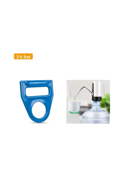2'li Set: Damacana Taşıyıcı + Usb Şarjlı Otomatik Su Pompası Çok Renkli