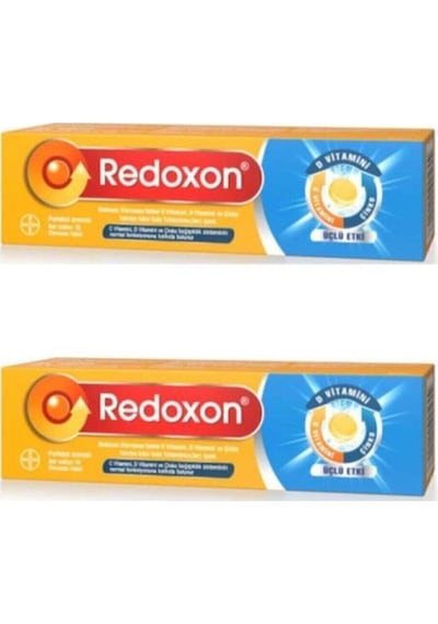 Redoxon Efervesan Üçlü Etki 15 Tablet 2 Adet