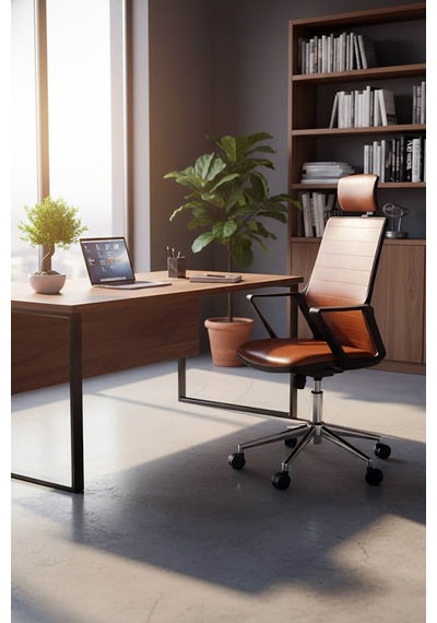 Ofisbazaar Lizz Kahverengi Deri Yönetici Koltuğu Ergonomik Başlıklı Ofis Koltuğu Kahverengi Kahverengi Ofisbazaar Lizz Kahverengi Deri Yönetici Koltuğu Ergonomik Başlıklı Ofis Koltuğu Kahverengi Kahverengi