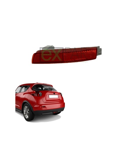 Nissan Juke Arka Tampon Reflektörü Takımı Sağ + Sol 2011 - 2014 Model Nissan Juke Kedi Gözü