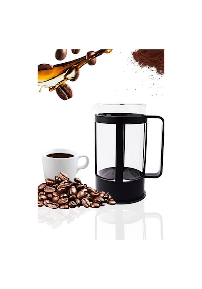 Chef Star Cam French Press 350 ml Siyah MNB03050 Siyah
