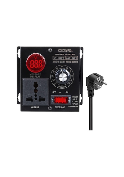 Powermaster Pm-21013 220vac 4000watt 15a Ditial Motor Hız Kontrol Cihazı