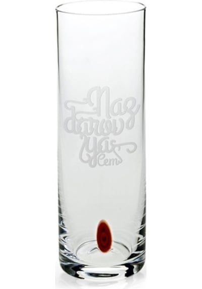 Kişiye Özel Mühürlü Nazdarovya Rakı Bardağı - 5