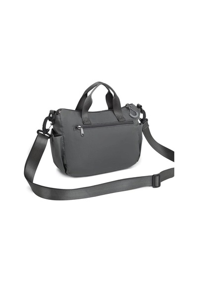 Smart Bags Ekstra Hafif Kumaş Kadın Postacı Çantası Bc 3136 - Koyu Gri