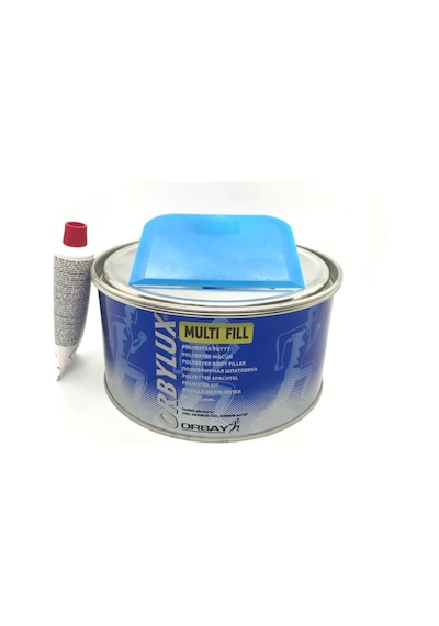 Orbay Polyester Çelik Macun 1000 Gr +Plastik Macun Aparatı