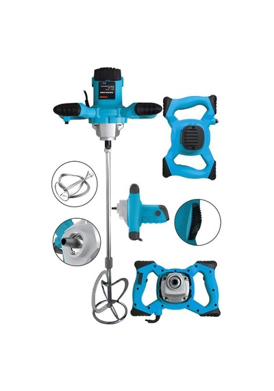 Prohummer Ph013 Elektrikli Harç Karıştırıcı Mikser 1400w Mavi