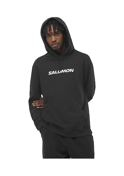 Salomon Sal Logo Perf Hoodıe M 27412 Siyah