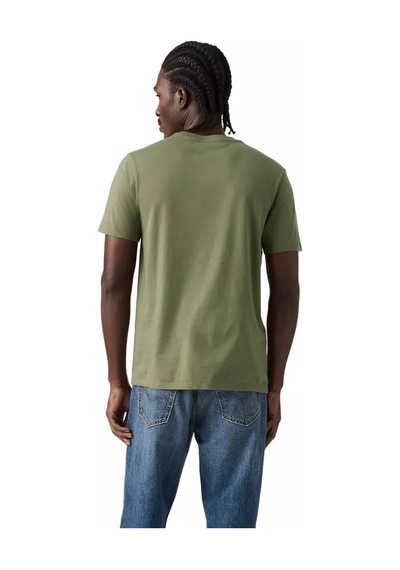 Levi's Erkek Standard Fit Bisiklet Yaka Haki T-shirt - 56809-0192 Haki