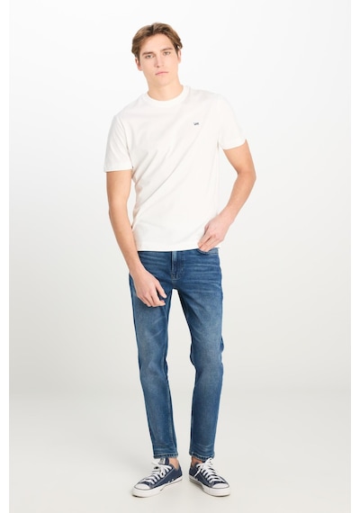 Erkek L60ufq Bisiklet Yaka Tişört / White Standart